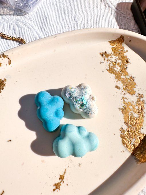 Trilogie d’aimant bleu paillettes