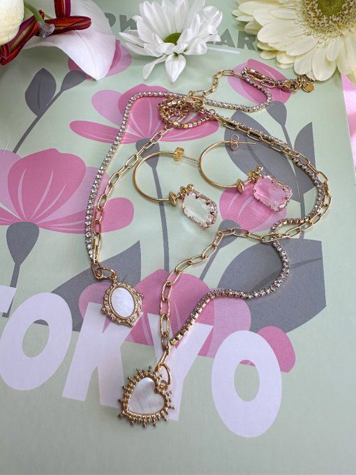 Colliers Queen: coeur ou miroir 