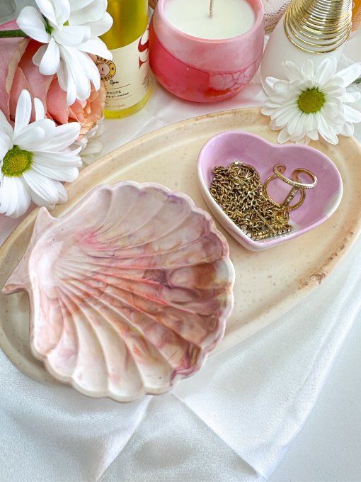 Seashell - marbre rose