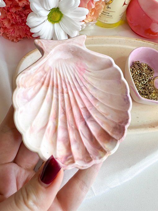 Seashell - marbre rose