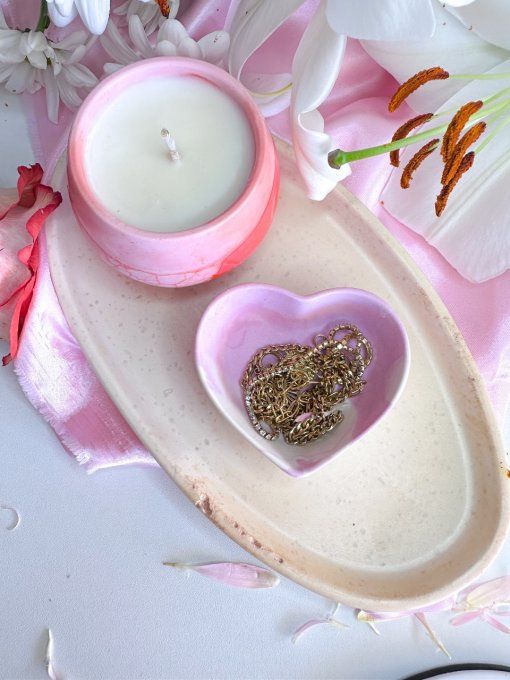 Cœur rose tendre 