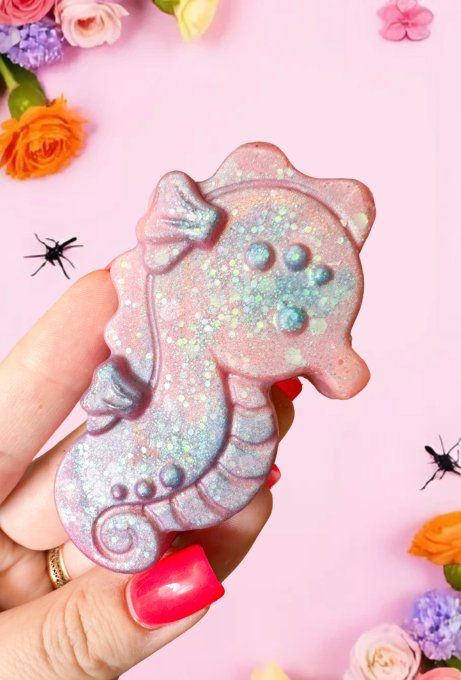 Grand Fondant hippocampe - anti moustique bergamote 
