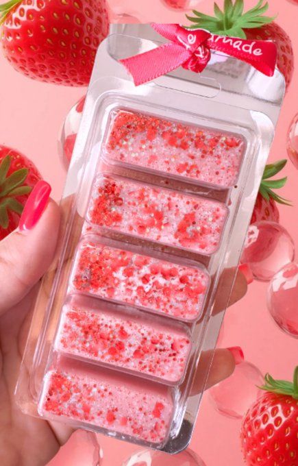 Grande tablette fondant - Fraise des bois
