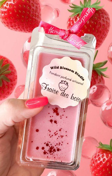 Grande tablette fondant - Fraise des bois