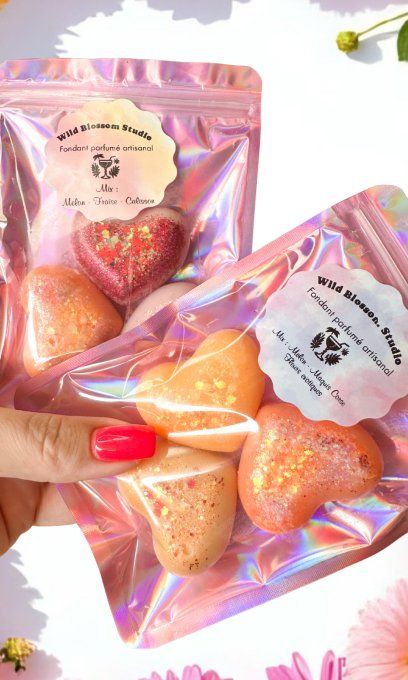 PACK Brûle parfums ROSE & 3 fondants  