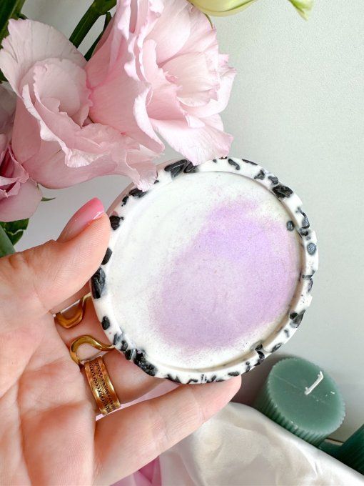 Leti - mica violet & pierres tourmaline